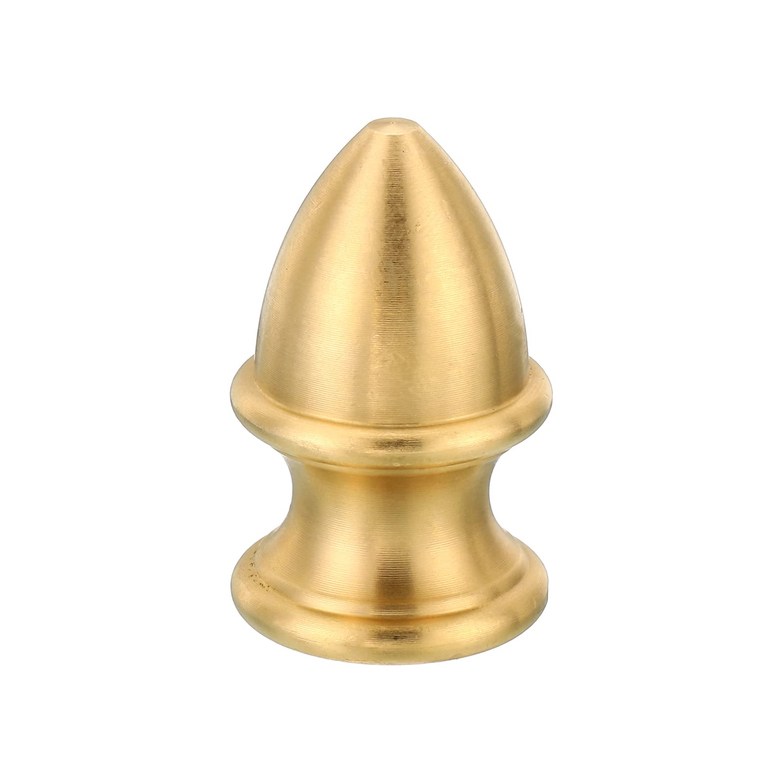 PATIKIL M10 Thread Lamp Finial Cap Knob, Brass Lamp Shade Harp Top Screw Caps Decoration Light Fixture for Table Lamps Floor Lamps 23.5x38mm
