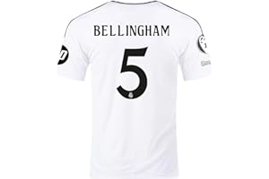 BAD BXTCH #5 Bellingham Madrid Home Soccer Jersey 24/25