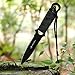 Gift Pro 2 Pcs D&S Dive Knife - Tactical/Scuba Diving Sharp Blade with ABS Sheath and Adjustable Leg Elastic Strap (Silver)