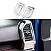 Chrome ABS Rear Air Condition Outlet Vent Cover Decor for Ford F150 2015-2017