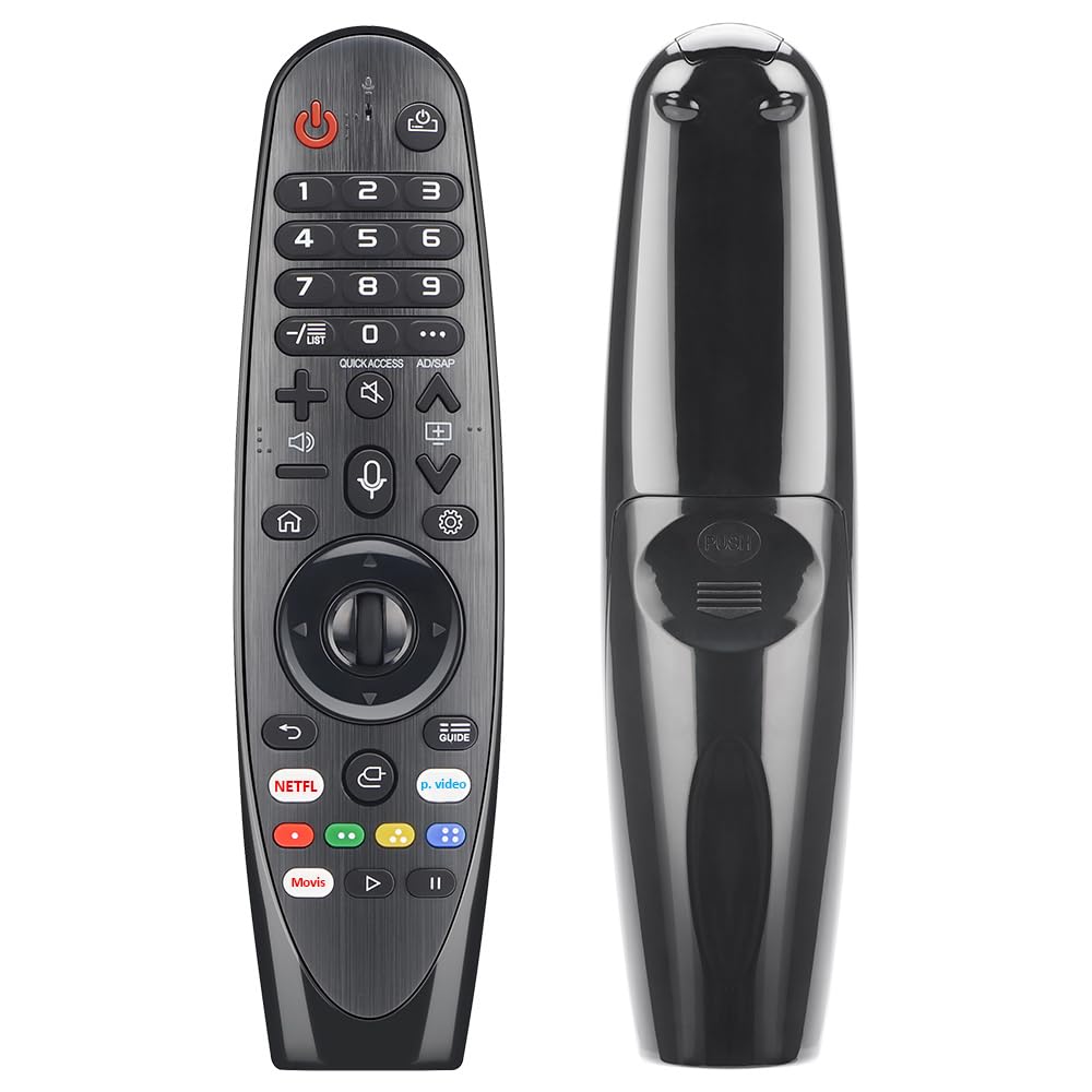 Gvirtue Universal Remote Control for All LG Magic OLED NanoCell 4K UHD LCD LED HDR 3D Smart Series TV No Setup Required (With Voice Search)