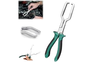 PUSKIU Electrical Disconnect Pliers, 2024 Upgrade Electrical Connector Disconnect Pliers Automotive Electrical Connector Disconnect Pliers Long Spark Plug Removal Pliers Universal Pipe Clip Repair Tool