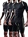 Neleus Men's Running Compression Shirts,5013,3 Pack,Black,M,EU L