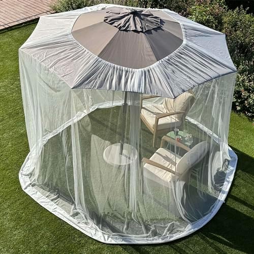 10 ft outdoor patio cantilever offset umbrella 10 FT Patio Offset Umbrella Outdoor Cantilever Umbrella, 24 Month Fade   Eco Trade Company