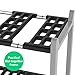 Vremi Expandable Under Sink Organizer - Bathroom Kitchen or Pantry Organization and Storage Shelves in Heavy Duty Plastic and Metal - 2 Tier Adjustable Shelving - Cleaning Supplies Shelf - Black Gray
