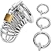 3 Size Male Protective Device Hypoallergenic Stainless Steel Ring, XSEXO Suitable for Any Size of Men