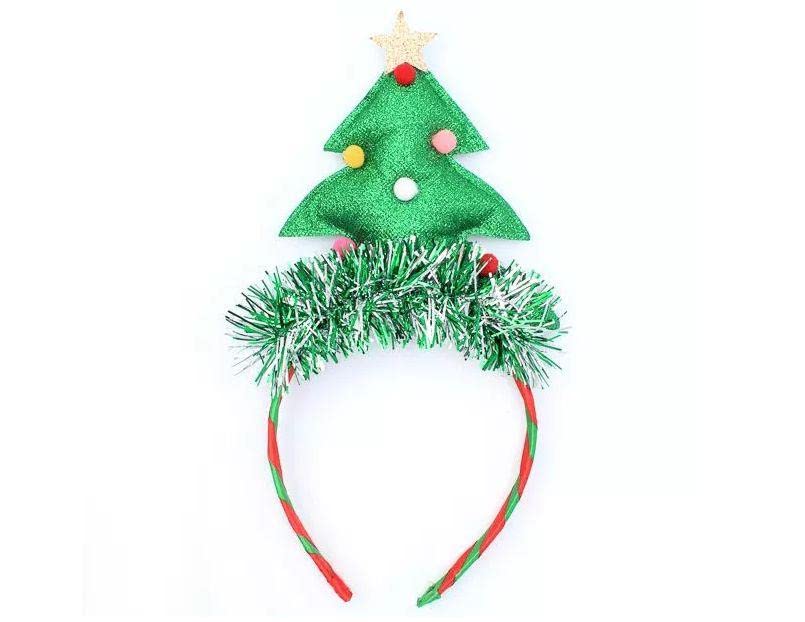 Glitz4Girlz Christmas Novelty Xmas Headband Alice Hair Band Fancy Dress Party Deeley Boppers (Tree)