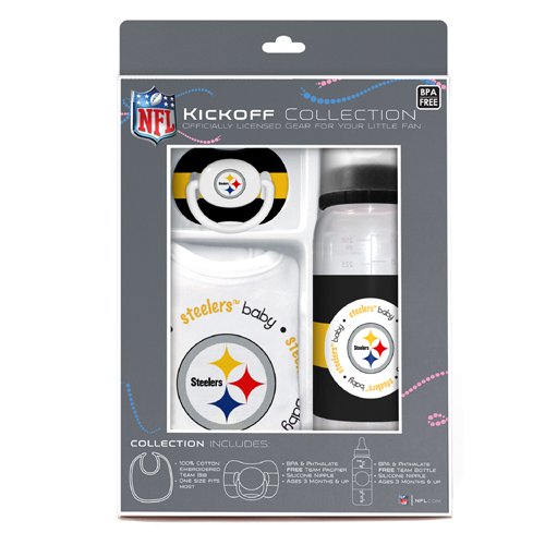 Baby Fanatic NFL Pittsburgh Steelers Baby Fanatic Baby Fanatic Gift Set