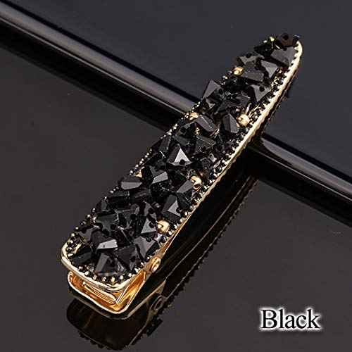 image for Messen Shining Crystal Hair Clip Gold Hair Pin Headwear for Women Duck