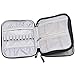 Damero Crochet Hook Organizer Zipper Bag with Web Pockets for Various Crochet Needles and Knitting Accessories, Well Made and Easy to Carry