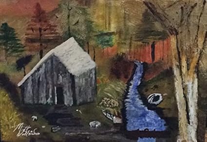 Amazon Com Art By Matt Williams Cabin In The Woods Print