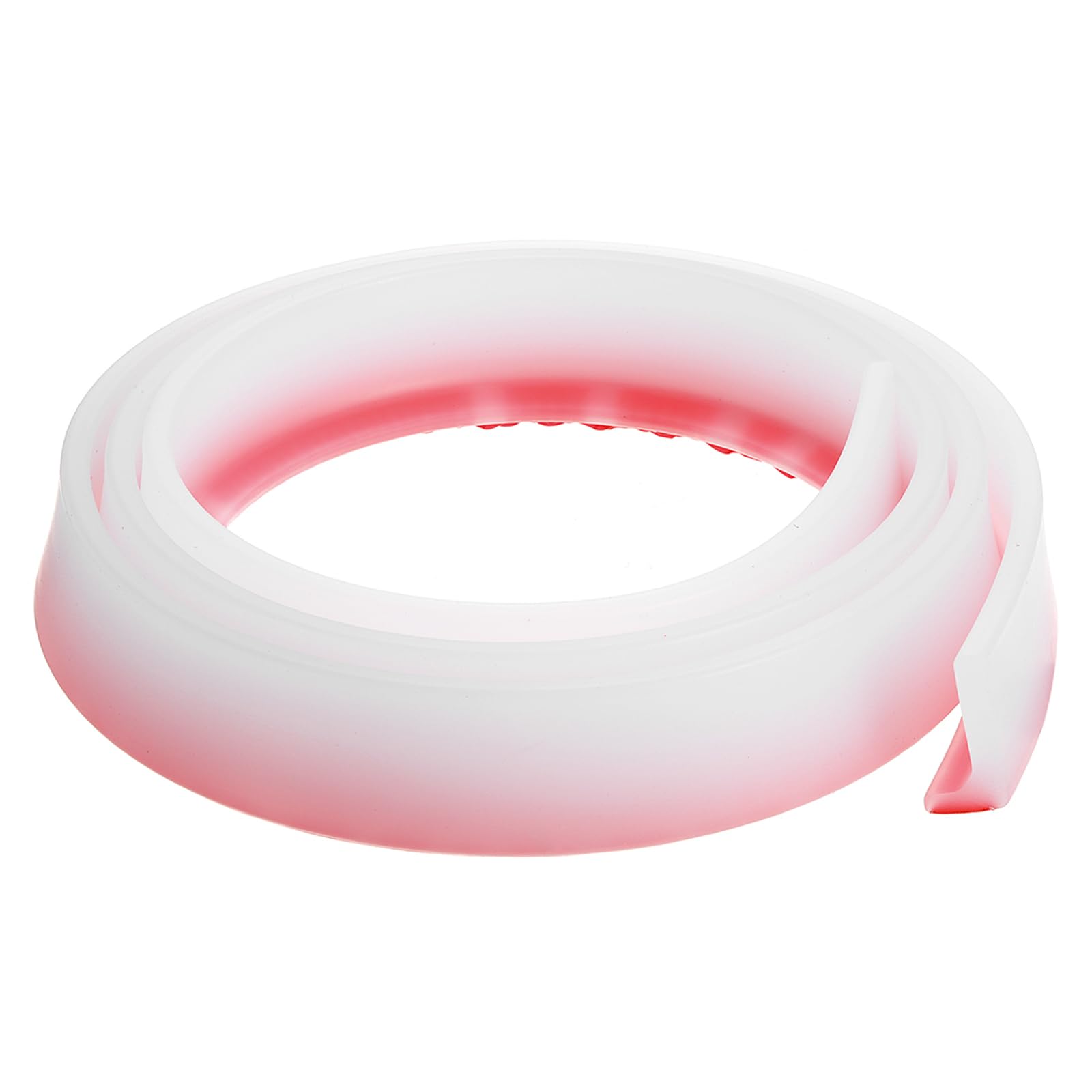 DTGN 59"x0.6"x1.2" (LxWxH) Collapsible Shower Barrier Stopper - 1 Pack - Good for Bathroom Kitchen - L Shape Water Splash Guard Blocker - Clear