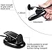 E-Feel 8 LED Portable Book Clip Lamp with Double-Pendulum Gooseneck for Reading or Studying in Night
