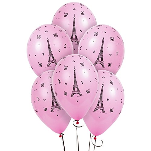 CTI Industries Corp Paris Eiffel Tower Latex Balloons