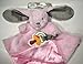 Blankets & Beyond Nunu Pink Plush Bunny Security Blanket Rattle and Pacifier Holder 15
