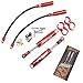 Yeah Racing 90mm Desert Lizard Piggyback Internal Spring Damper Pair Red #DDP-090RD