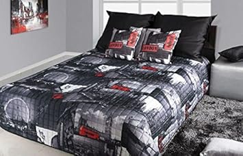 Les Beaux Modèles Couvres Lit Moderne Couvre Lit Noir Et Gris