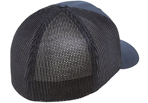 Flexfit 6-Panel Trucker Cap-One Size (Navy)