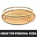 Copper Ceramic Crisping Tray, Choose Size, Great Air Fryer to Make Crisper Fries, Wings & More, Non-Stick, Dishwasher Safe. (Circle)