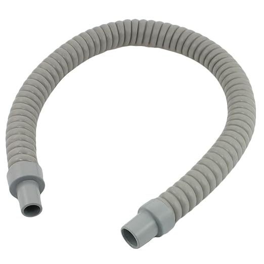 UXCELL Plastic Water Drain Pipe Hose for Air Conditioner, 60cm (Grey