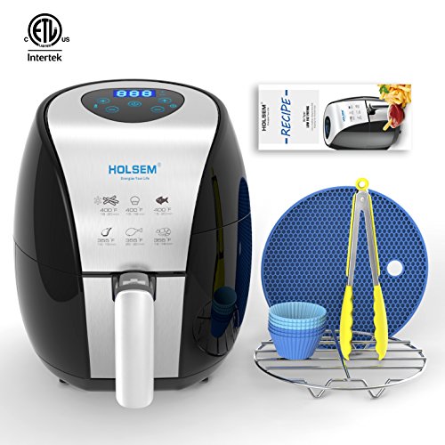 HOLSEM Digital Air Fryer with Rapid Air Circulation System, 3.4 QT