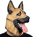 PARTY STORY Underdog German Shepherd Dog Latex Animal Head Mask For Halloween Novelty Costume