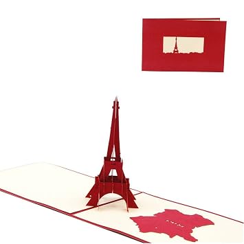 Naisicatar Paris Pop Up Grusskarte Zum Muttertag Vatertag