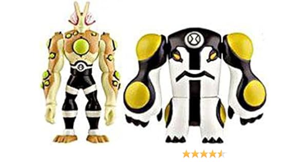 Ben 10 Alien Force Eyeguy Cannonbolt Alien Creation Figure Set - 