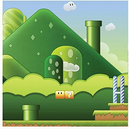 Video Game Aquarium Terrarium Vinyl Background 20x12-inches