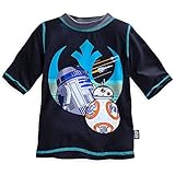 Star Wars: The Force Awakens Rash Guard for Boys Black