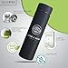 Multi-Purpose Travel Mug and Tumbler by Here & Now Supply Co. | Tea Infuser Water Bottle | Fruit Infused Flask | Hot & Cold Double Wall Stainless Steel Coffee Thermos (Zen Black)