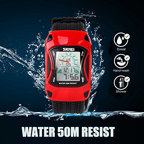 1 Waterproof+Function+Digital+Watches+Children