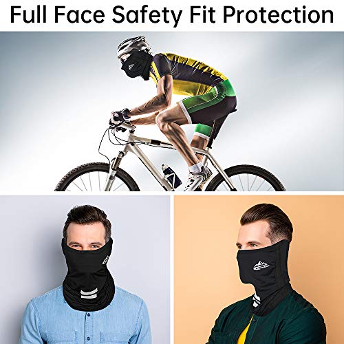 Yarrashop Bandana Face Mask Breathable Neck Gaiter Cooling Ice Silk Fabric Sun and UV Protection for Men & Women, Reusable & Washable Snoods Mask for Outdoors