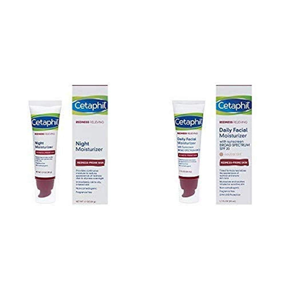 Cetaphil Redness Relieving Daily Facial Moisturizer SPF 20, 1.7 Ounce: Beauty
