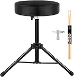 EASTROCK Drum Throne,Padded Drum Seat Drumming