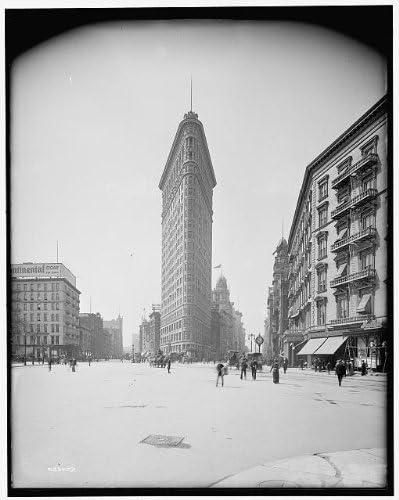 Amazon Com Infinite Photographs Photo Flatiron Building Office Facilities Streets New York Ny Detroit Publishing 1902 Photographs