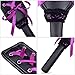 Utimi Fetish SM Leather Paddle with Purple Ribbon