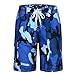 Men's Swim Trunks Quick Dry Camo Board Shorts Daily Beach Shorts with Pockets