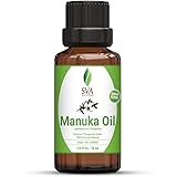 SVA Organics Manuka Essential Oil 10 ml Pure Natural Undiluted Oil for Skin, Face, Face, Nails, Body Care & Aromatherapy