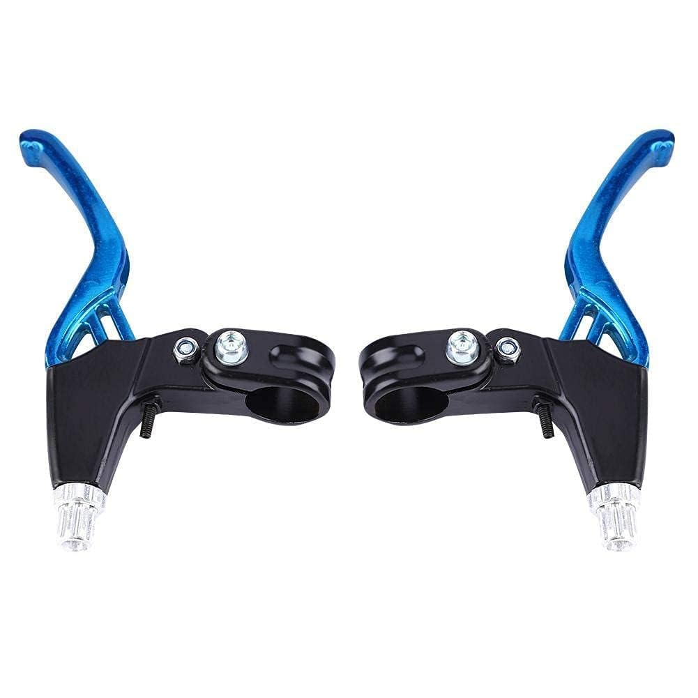 Vbest life 1 Pair Bike Bicycle Brake Lever, Aluminium Alloy Anti-Rust Bike Brake Lever Handles 4 Colors to Choose(Blue)
