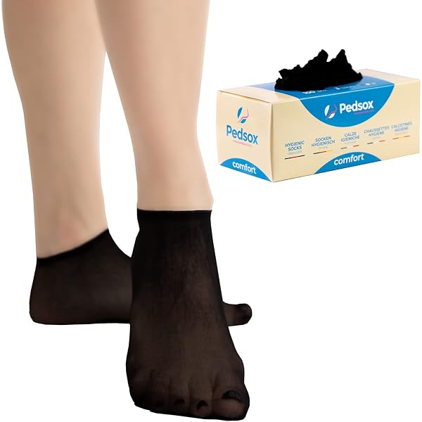 Calcetines Desechables De Prueba 100 Unidades - 20 Denier, Talla única, Para Mujer Y Hombre