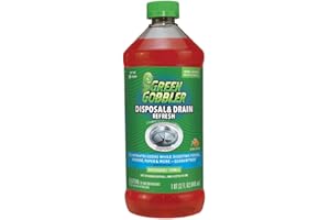 Green Gobbler GGRF32 Garbage Disposal & Drain Cleaner, 32 oz, Orange
