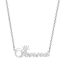 Custom Silver Name Necklace Personalized for