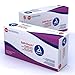 Safe-Touch Disposable Latex Exam Gloves, Powder-Free, Size Medium, Case of 10/100s (1000 ct)