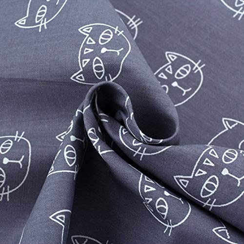 Shuan Shuo Gray Series Cotton Fabric Quilting Patchwork Fabric Fat Quarter Bundles Fabric For Sewing DIY Crafts Handmade Bags Pillows 40X50cm 7pcs/lot - Thumbnail 7