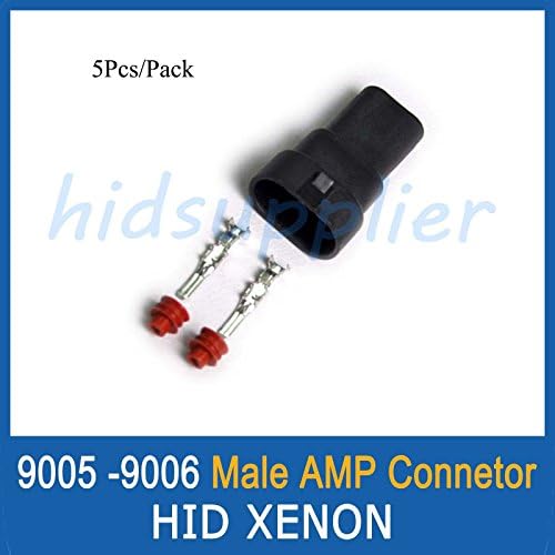 RUNSTAR 5 Set/Pack 9005 9006 Male connector HID Xenon Plug Sockets Waterproof adaptor