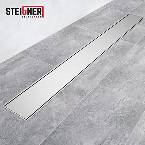 STEIGNER Duschrinne Siphon Ablaufrinne Edelstahl - 90cm AMSTERDAM SDR90-1 Stück – Bild 4