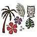 Sizzix 661207 Thinlits Die Set, Tropical by Tim Holtz (8/Pack)