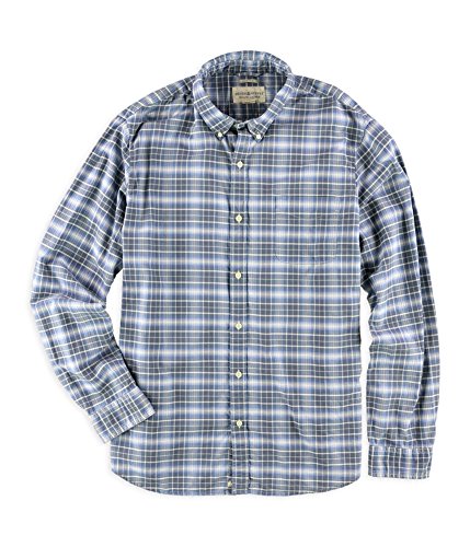 Ralph lauren mens plaid oxford button up shirt blueplai…