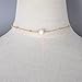 Artilady Freshwater Pearl Choker Necklace Gold Chain Necklace for Women Jewelry